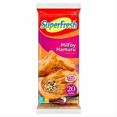Superfresh Milföy Hamuru 1 kg