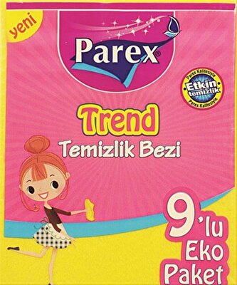 Parex Trend Temizlik Bezi 9'lu
