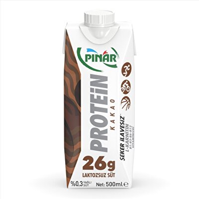 Pınar Protein Süt Kakaolu 500 ml