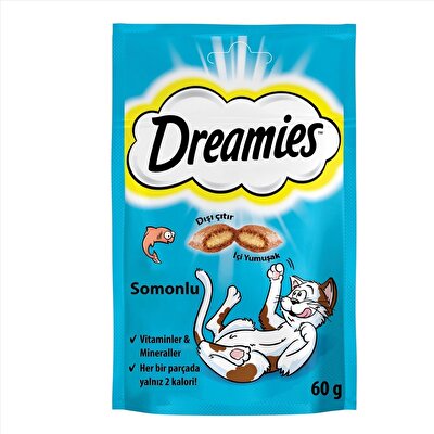 Dreamies Somonlu Kedi Ödül Maması 60 g