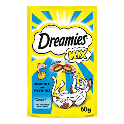 Dreamies Somon & Peynir Kedi Ödül Maması 60 g