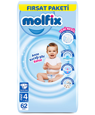 Molfix Fırsat Paketi Maxi (4) 62'li