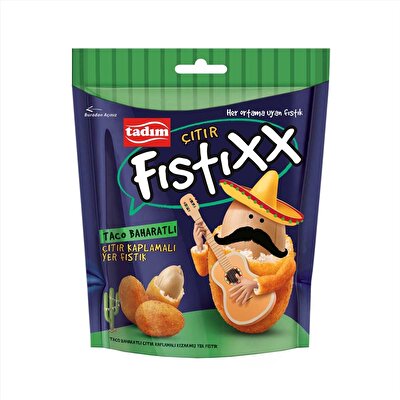 Tadım Fıstıxx Taco Baharatlı Kaplamalı Fıstık 140 g