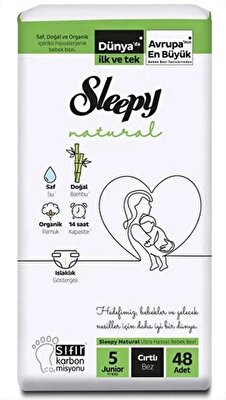 Sleepy Natural Jumbo 5 Numara Junior 48'lı