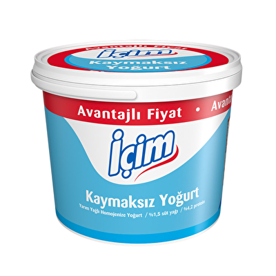 İçim Yarım Yağlı Yoğurt 2 kg