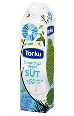 Torku Yarım Yağlı Uht Süt 1 L