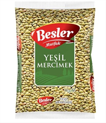 Besler Mutfak Yeşil Mercimek 1 kg