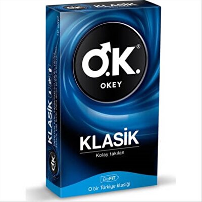 Okey Klasik Tk Prezervatif 10'lu