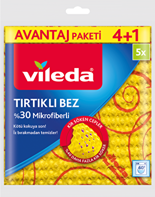 Vileda Mikrofiber Novolon Temizlik Bezi Eko 4'lü