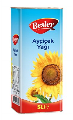 Besler Ayçiçek Yağı Teneke 5 L