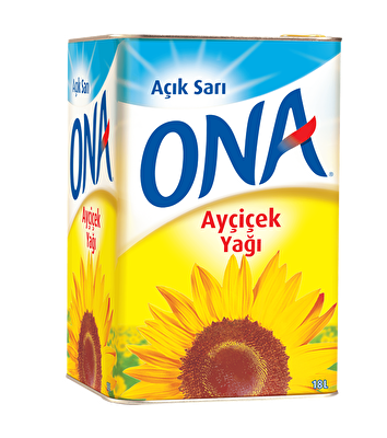 Ona Ayçiçek Yağı 18 L