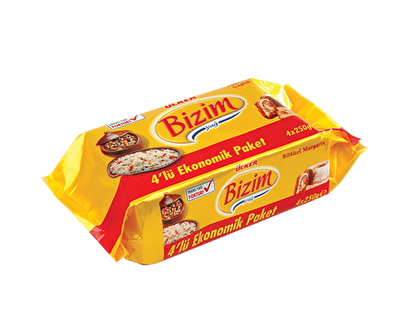 Bizim Margarin Ekonomik Paket 4x250 g