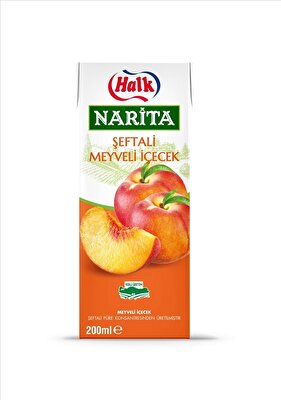 Halk Narita Şeftali Meyveli İçecek 200 ml 27'li