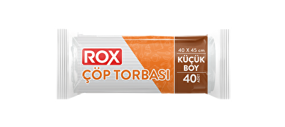 Rox Çöp Torbası Küçük Boy 40x45 cm 40'lı