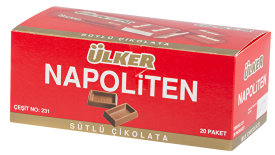 resm Ülker Napoliten Sütlü Çikolata 33 g