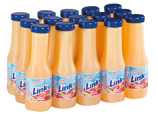 resm Link Şeftali Aromalı İçecek 200 ml 15'li