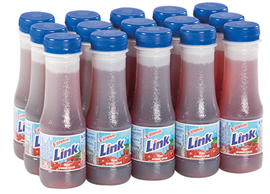 resm Link Vişne Aromalı İçecek 200 ml 15'li