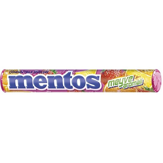 resm Mentos Meyveli Fruit Şeker 37 g 20'li