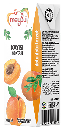 resm Meysu Kayısı Meyve Nektarı 200 ml 27'li