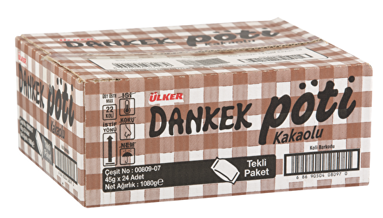 resm Ülker Dankek Pöti Kakaolu 35 g 24'lü
