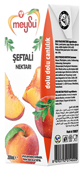 resm Meysu Şeftali Meyve Nektarı 200 ml 27'li