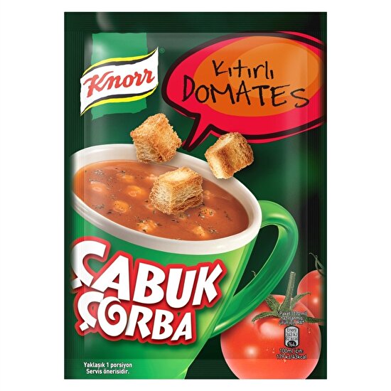 resm Knorr Çabuk Çor Kıtırlı Domates 144x22 g 24'lü