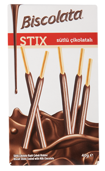 resm Şölen Biscolata Stix Sade 40 g 16'lı