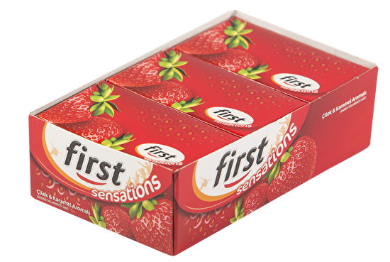 resm First Sensations Çilek Aromalı Sakız 27 G