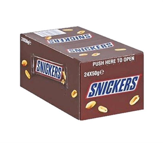 resm Snickers Fıstıklı Sütlü Çikolata 50 G