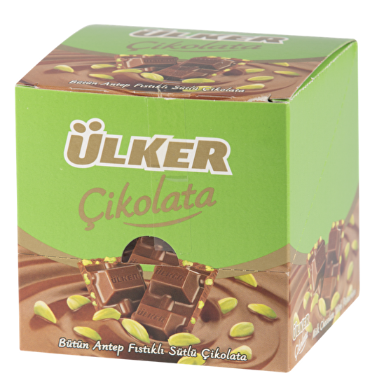 resm Ülker Çikolata Fıstıklı Kare 65 g