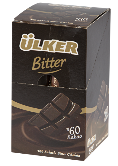 resm Ülker Çikolata Baton Bitter 30 g 12'li