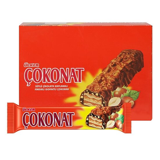 resm Ülker Çokonat Fındıklı Gofret 33 g 24'lü