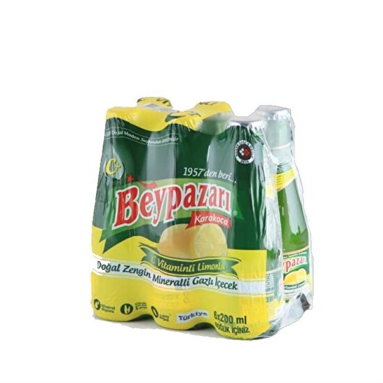 resm Beypazarı C Vitaminli Limonlu Maden Suyu 200 ml 6'lı