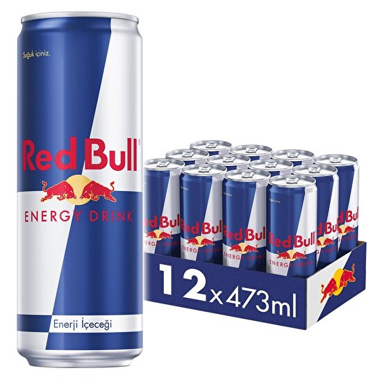 resm Red Bull Enerji İçeceği 473 ml 12'li