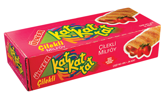 resm Ülker Katkat Tat Çilekli Milföy 28 g 24'lü