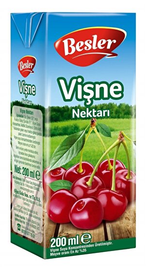 resm Besler Vişne Meyve Nektarı 200 ml 27'li
