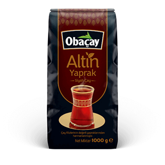 resm Obaçay Altın Yaprak Siyah Çay 1 kg