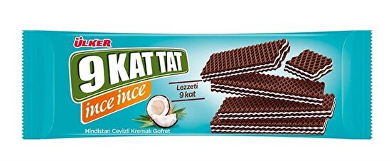 resm Ülker 9 Kat İnce İnce Hindistan Cevizli 114 g 16'lı