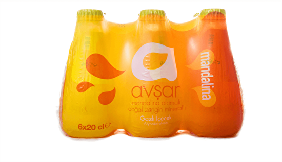 resm Avşar Mandalina Aromalı Maden Suyu 200 ml 6'lı