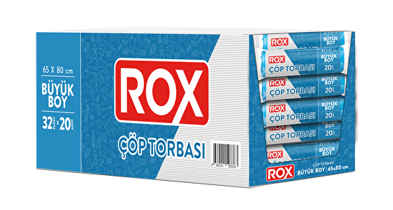resm Rox Çöp Torbası Büyük Boy 65 x 80 cm 20'li