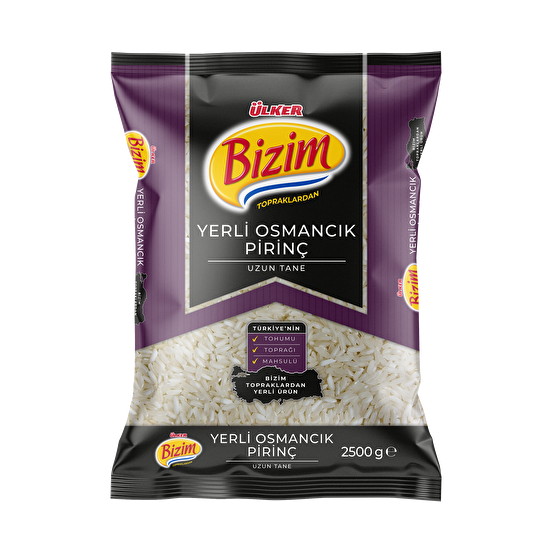 resm Ülker Bizim Yerli Osmancık Pirinç 2,5 kg