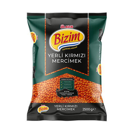 resm Ülker Bizim Yerli Kırmızı Mercimek 2,5 kg