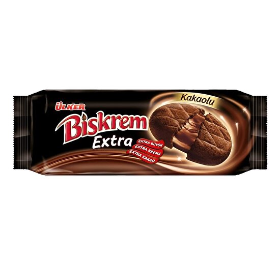 resm Ülker Biskrem Extra Kakao Kremalı 184 g 12'li