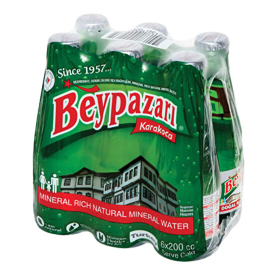 resm Beypazarı Sade Maden Suyu 200 ml 6'lı