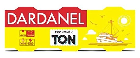 resm Dardanel Ekonomik Ton Balığı 3*75 g