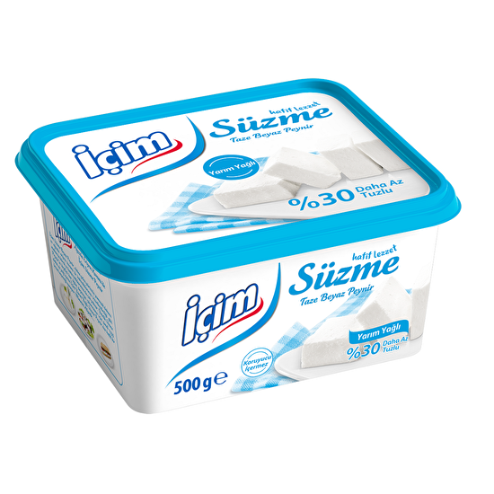 resm İçim Yarım Yağlı Süzme Beyaz Peynir 500 g