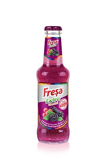 resm Freşa Extra Karadut Frenk Üzüm Aromalı 200 ml 6'lı