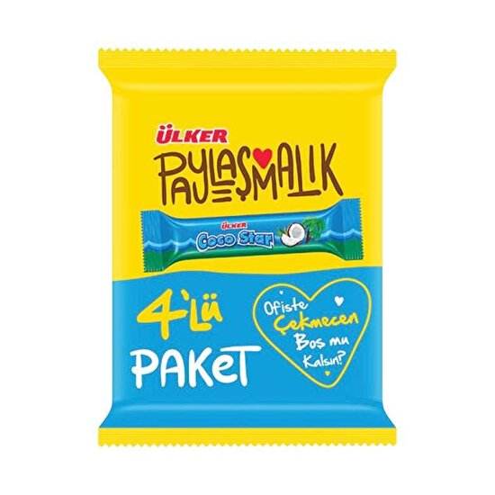 resm Ülker Cocostar Çikolata 4*25 g