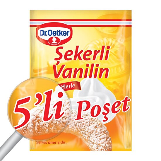 resm Dr.Oetker Şekerli Vanilin 5x5 g