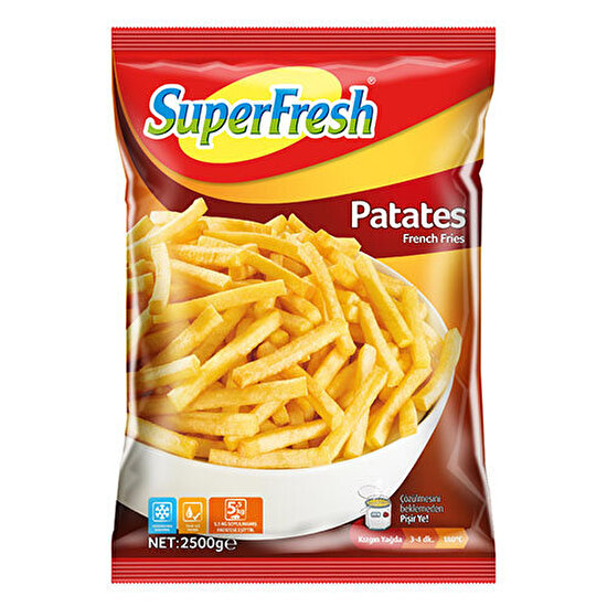 resm Superfresh Patates 9x9 2,5 kg